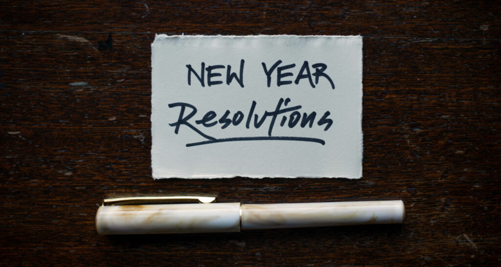 New Year's resolutions sourced from China
